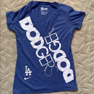 Nike dri- fit Women’s V-neck Dodgers t-shirt